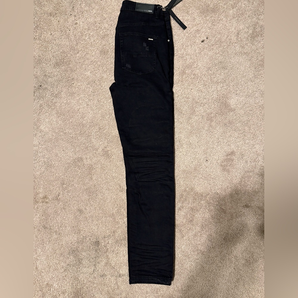 Men's Black Slim Fit Amiri Jeans size 32